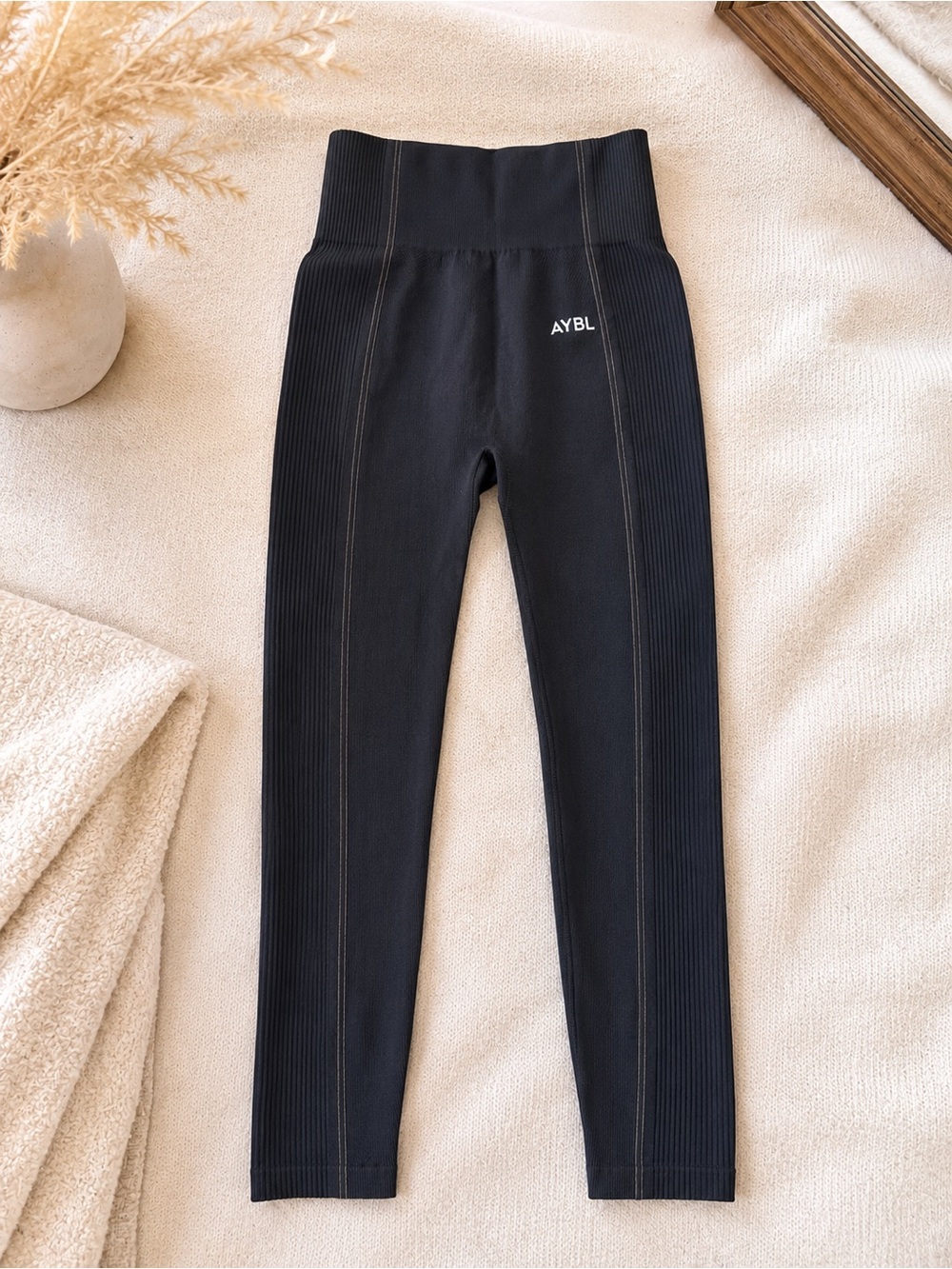 AYBL Seamless High-Waisted Leggings Black | Size S | Worn Once